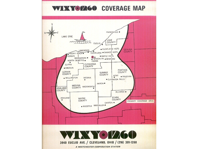 WIXY1260AM Coverage Map